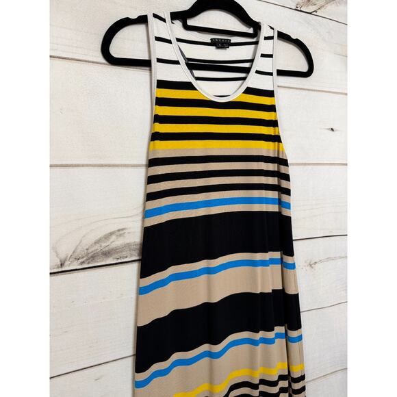 Theory Maxi Dress S‎ Stripes Everyday Casual Mom Basic Trendy Comfy Fit - Picture 8 of 8